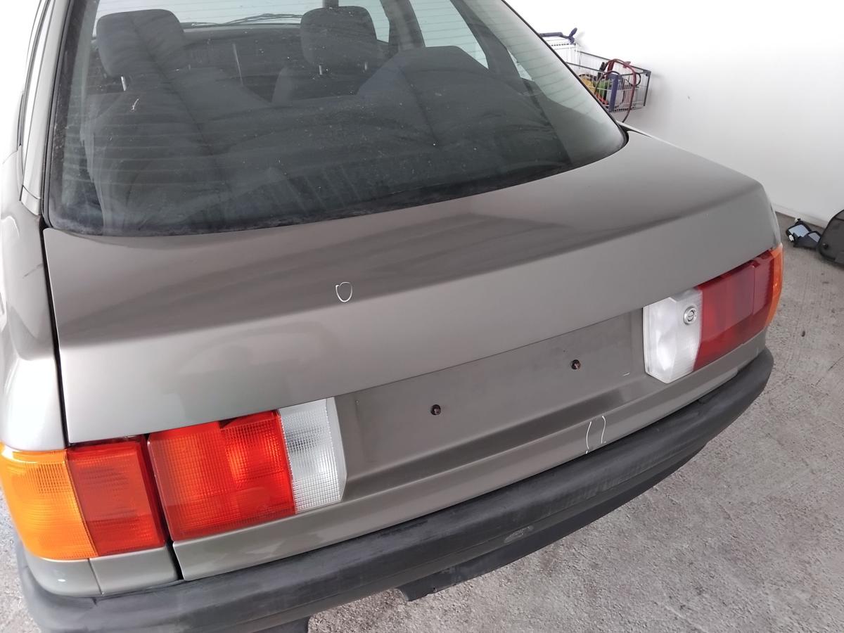 Audi 80 B3 Heckklappe Kofferraumdeckel LY6U Papyrusmetallic Limousine BJ1991