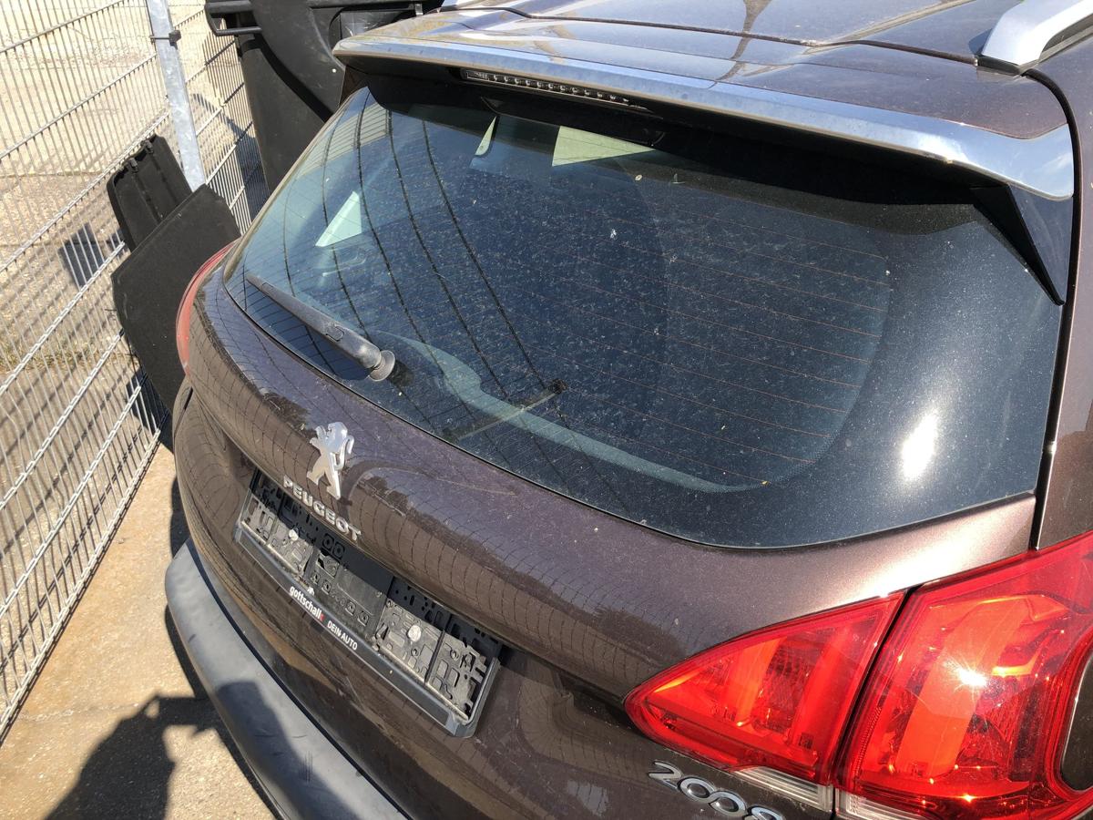 Peugeot 2008 I CU Heckklappe mit Heckscheibe Kofferklappe Heckdeckel ETV braun
