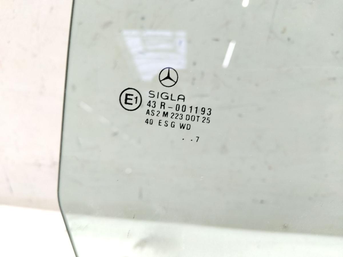 Mercedes Benz SLK R170 original T&uuml;rscheibe rechts gr&uuml;ncolor BJ1997