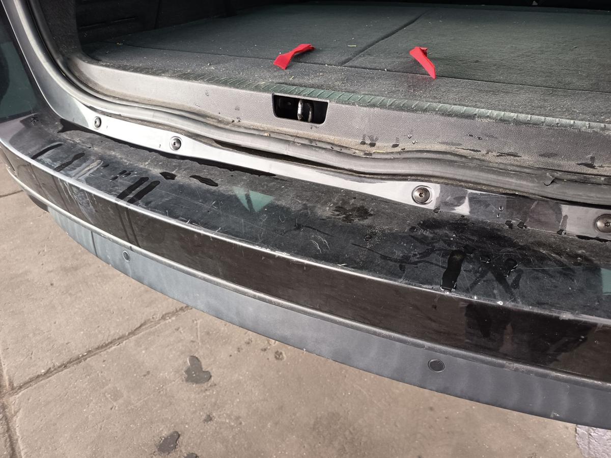 Renault Grand Scenic 3 orig Sto&szlig;stange F&auml;nger hinten Heck 676 Perlschwarz Bj2009