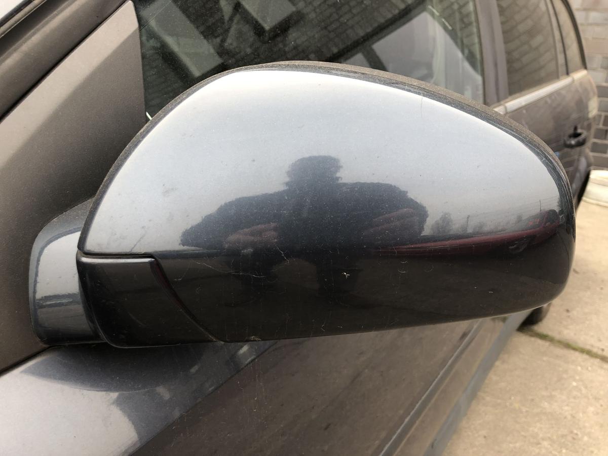 Opel Vectra C Caravan ab05 Au&szlig;enspiegel links R&uuml;ckspiegel elek 4XU Metroblau