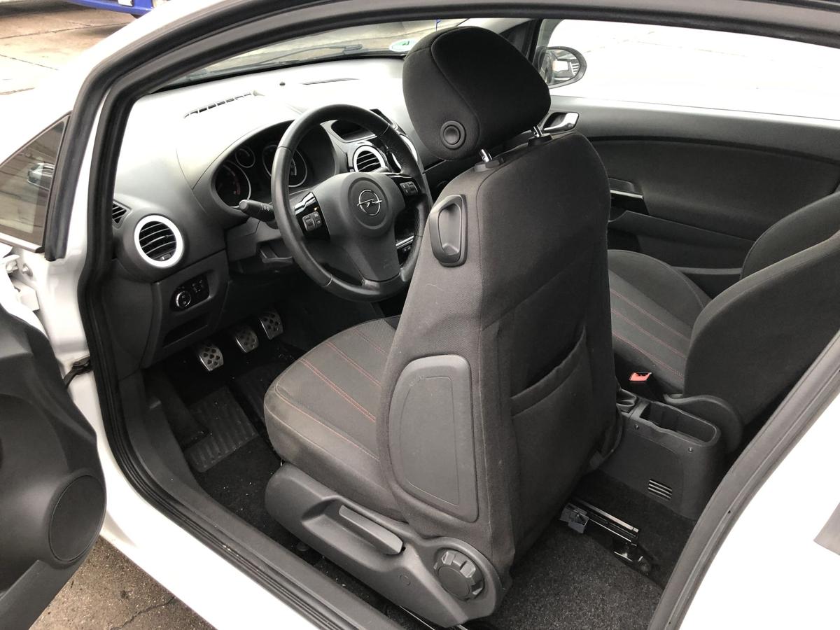 Opel Corsa D ab 2010 Sitz vorn links Fahrersitz o Heizung 3türer Stoff Facelift