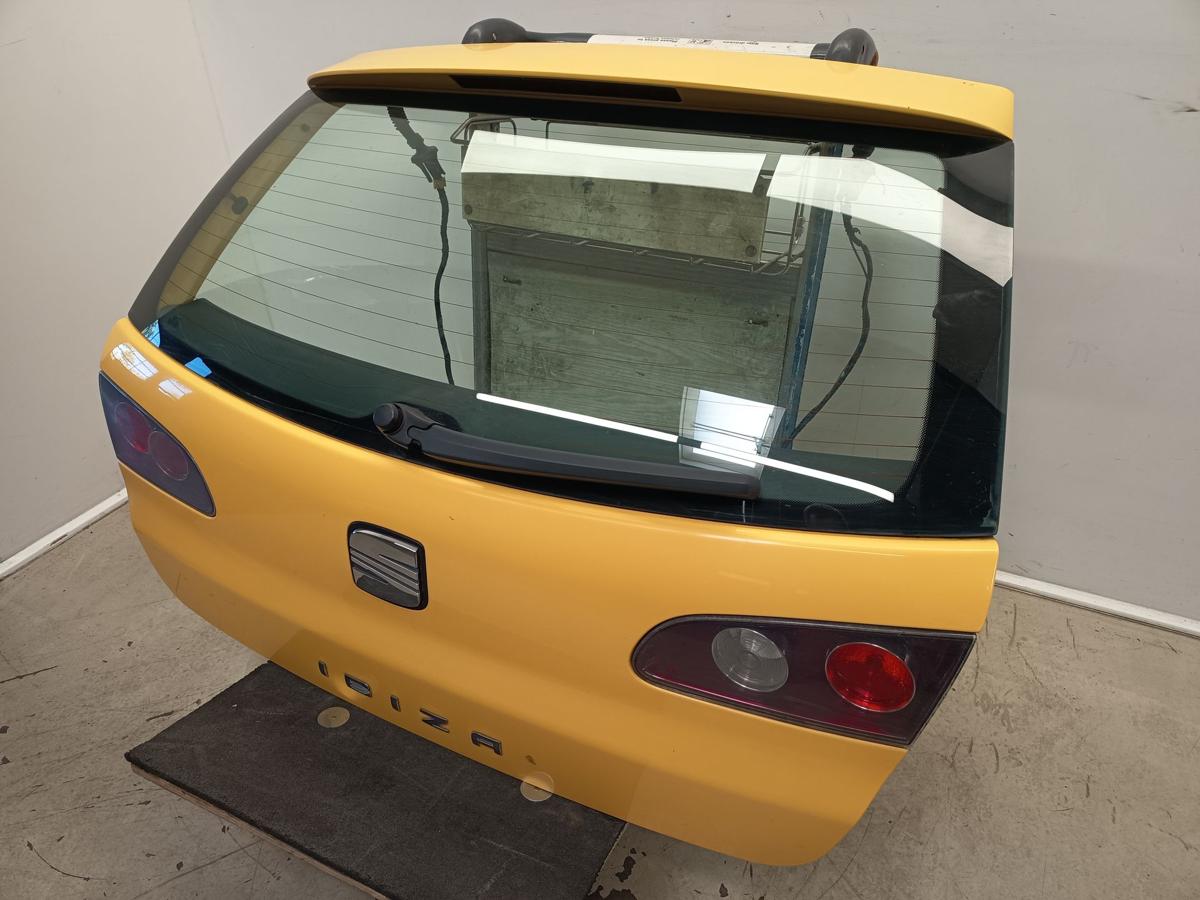Seat Ibiza 6L original Heckklappe mit Scheibe LS1A Crono Gelb Bj 2007