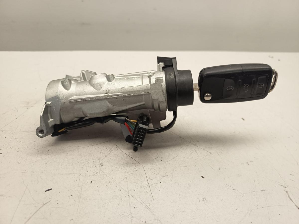 VW Golf V 1K Bj 2004 original Zündschloss mit 1 Schlüssel 1K0905851 B