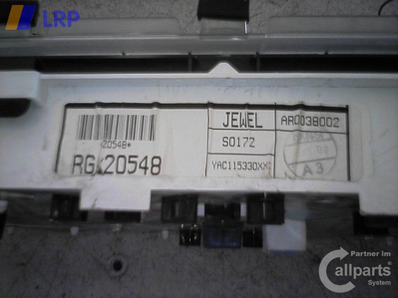 Rover 25 RF Tacho Kombiinstrument YAC115330XXX AR0038002 1.4 62kw BJ2000