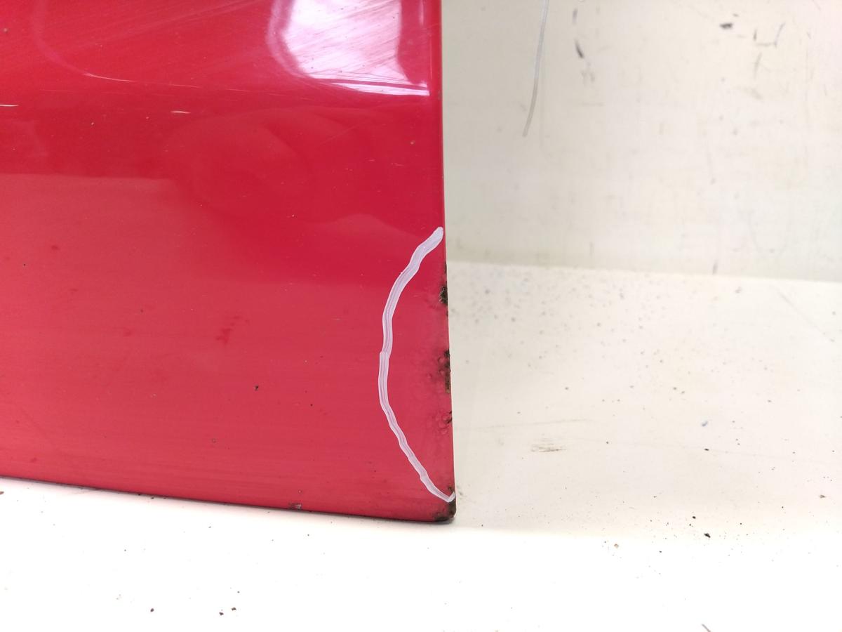 VW Polo 9N3 T&uuml;r vorn links Fahrert&uuml;r 5-t&uuml;rig LP3G Flashrot BJ2005