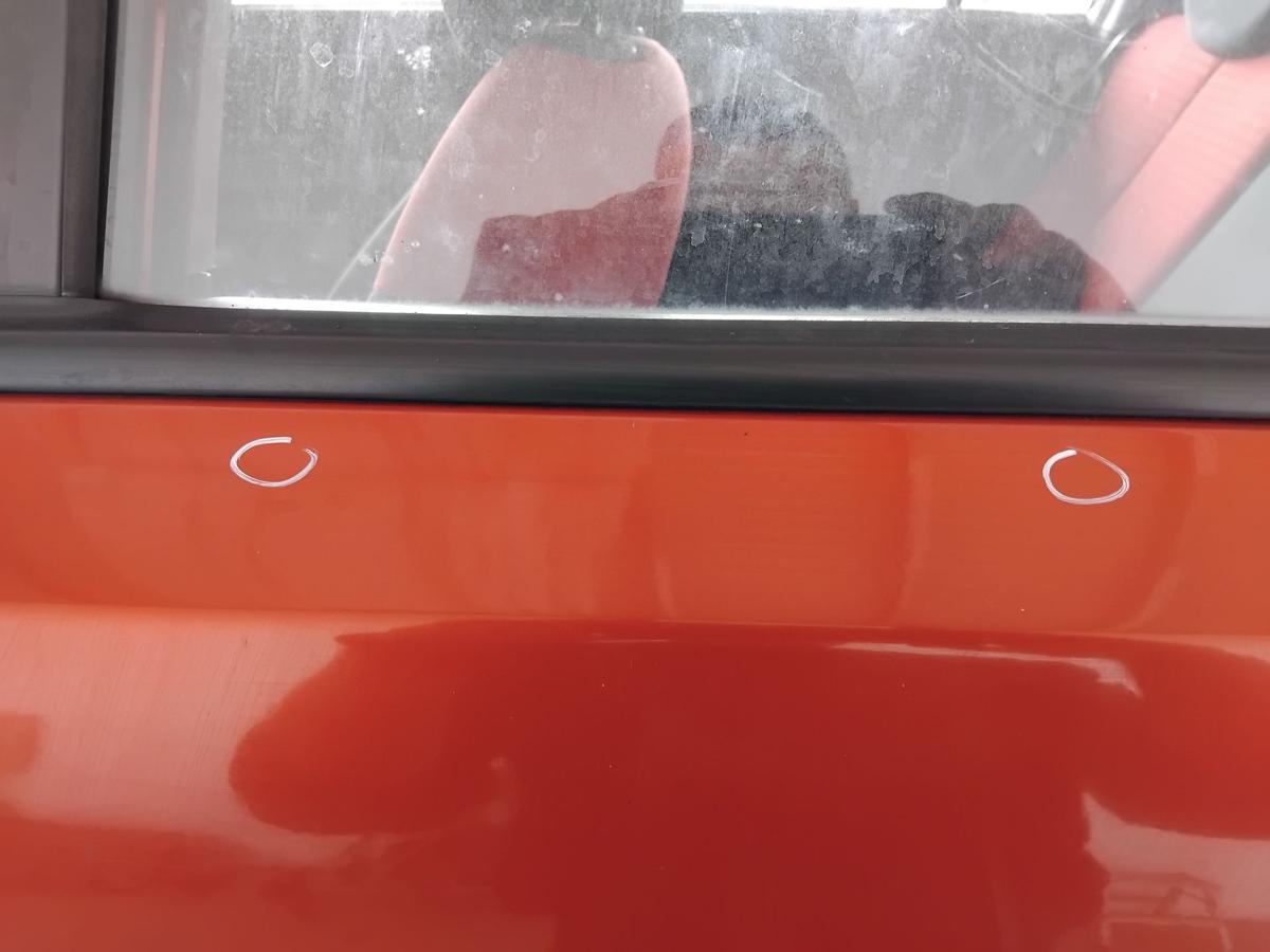 Kia Rio 2 DE T&uuml;r hinten links TROPICAL RED Metallic 5-t&uuml;rig Flie&szlig;heck BJ2006