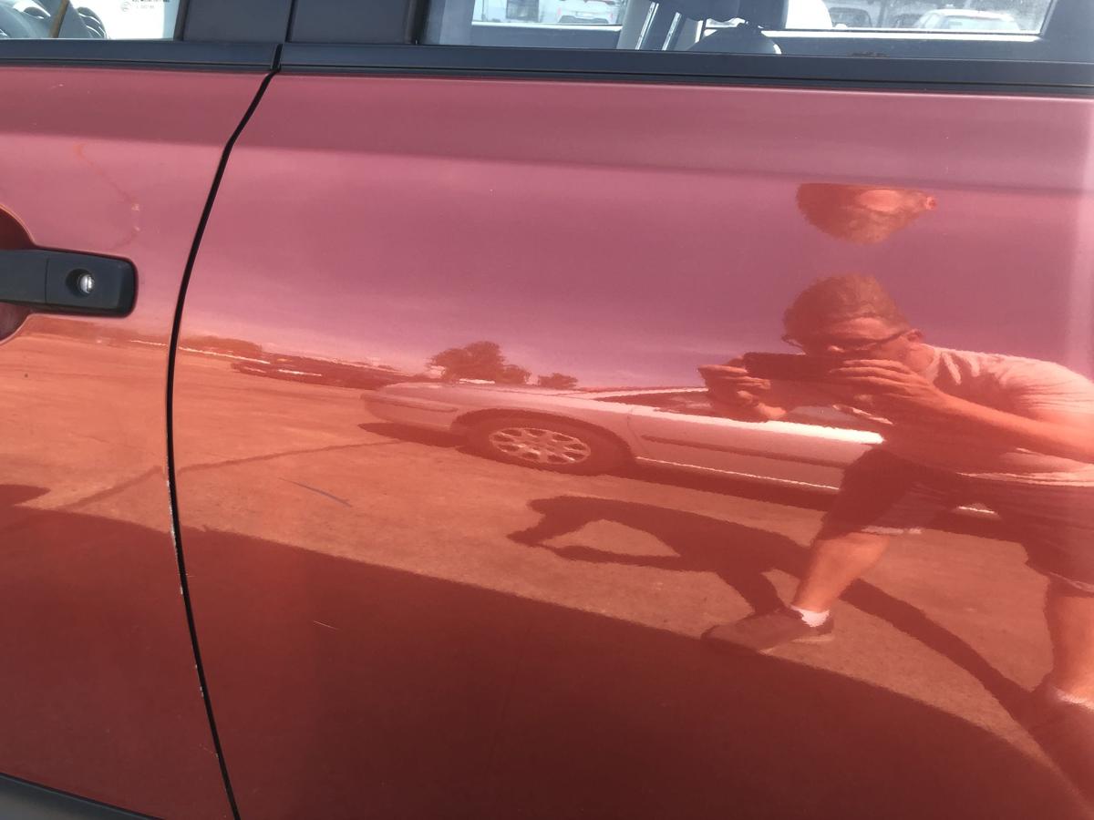 Nissan Qashqai J10 T&uuml;r hinten links im Rohbau A52 Fired Iron Fondt&uuml;r