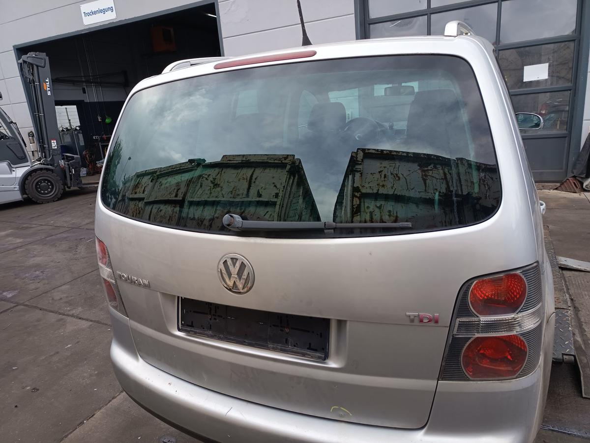 VW Touran 1T orig Heckklappe mit Scheibe Kofferraum LA7W Silber Bj 2004