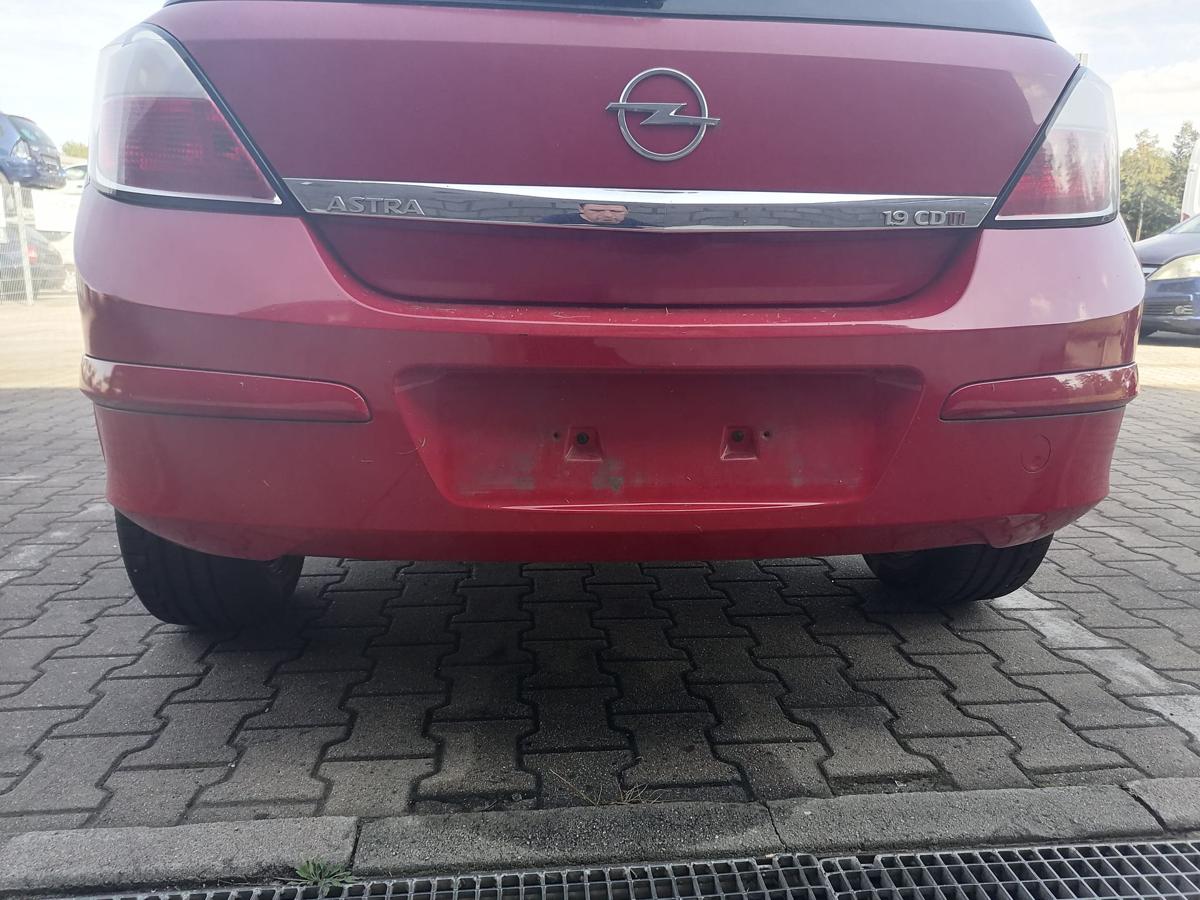 Opel Astra H original Stoßstange Stossfänger hinten Magmarot Y547 Fließheck Bj.2005