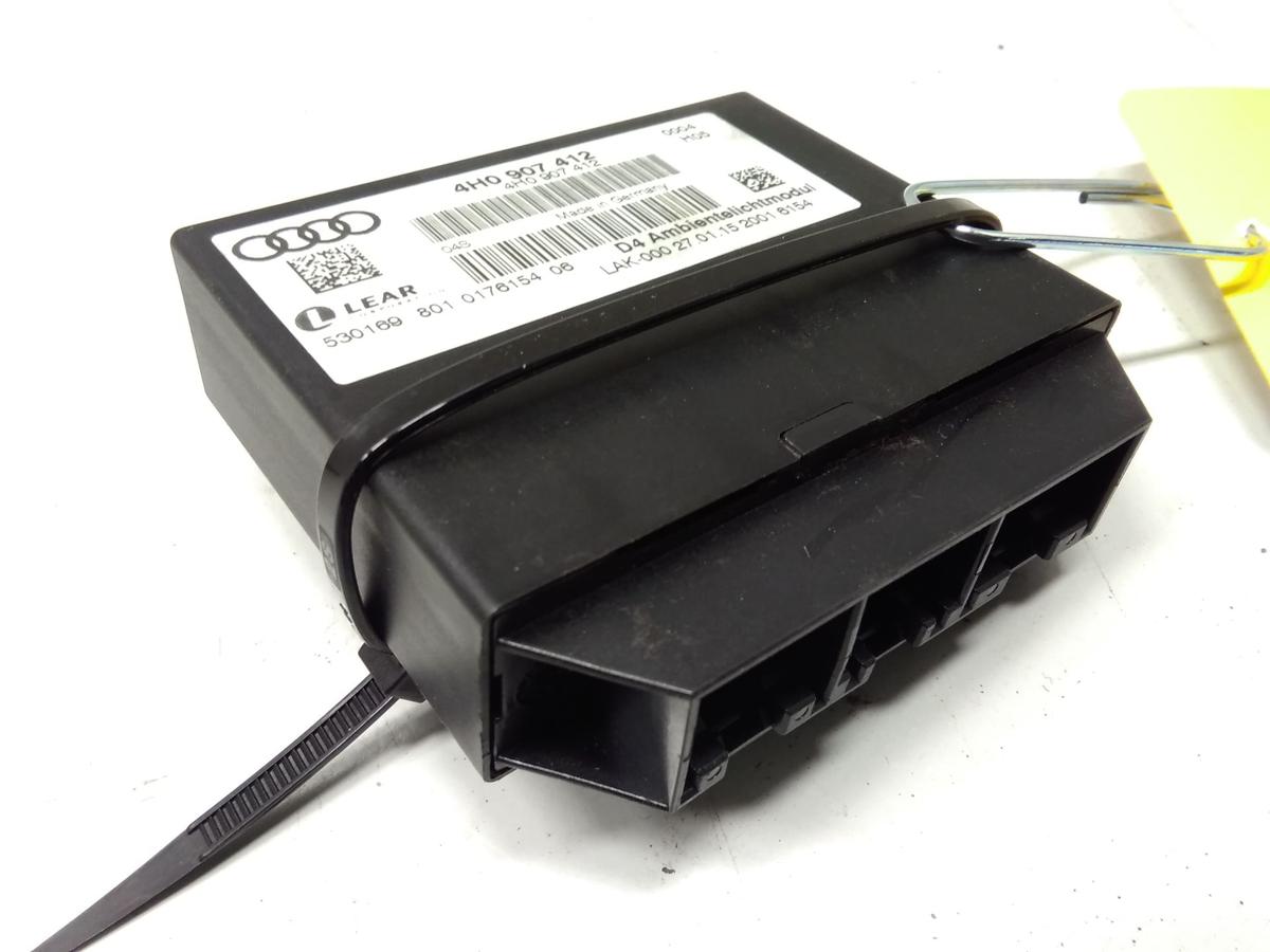 Audi A8 D4 4H original Steuerger&auml;t Ambientelicht Komfortsystem 4H0907412 BJ2015