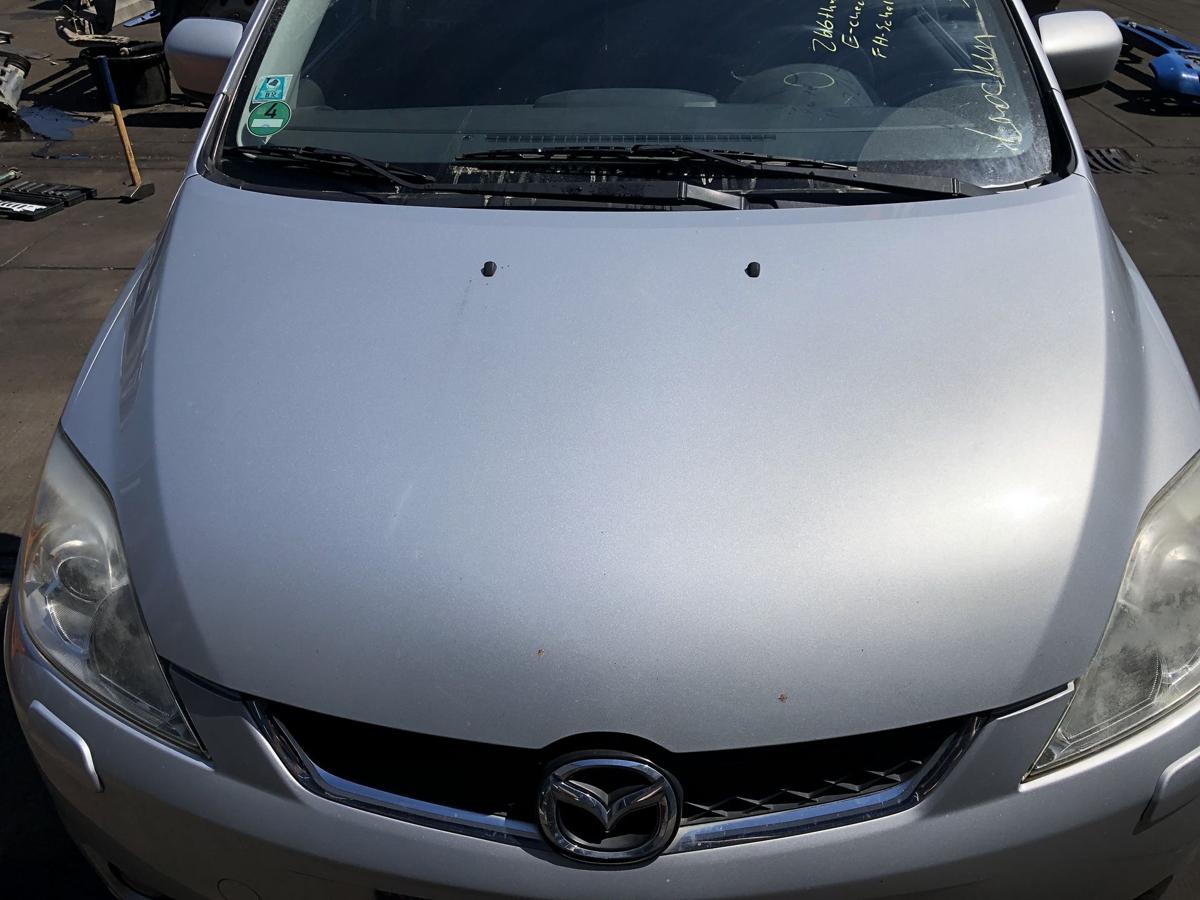 Mazda 5 original Motorhaube Klappe/Deckel vorn/Front 22V Satinsilber Bj 2006