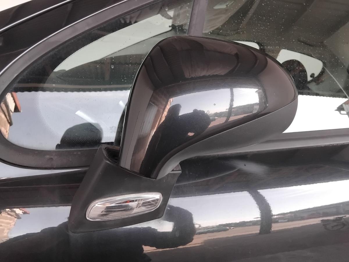 Peugeot 207 WA orig Au&szlig;enspiegel links elektrisch&beheizt BJ2007 EXL obsidien schwarz