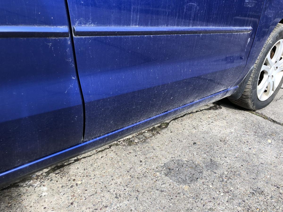 Mazda 5 CR ab 2008 Tür vorn rechts Beifahrertür im Rohbau 34J Aurora Blue
