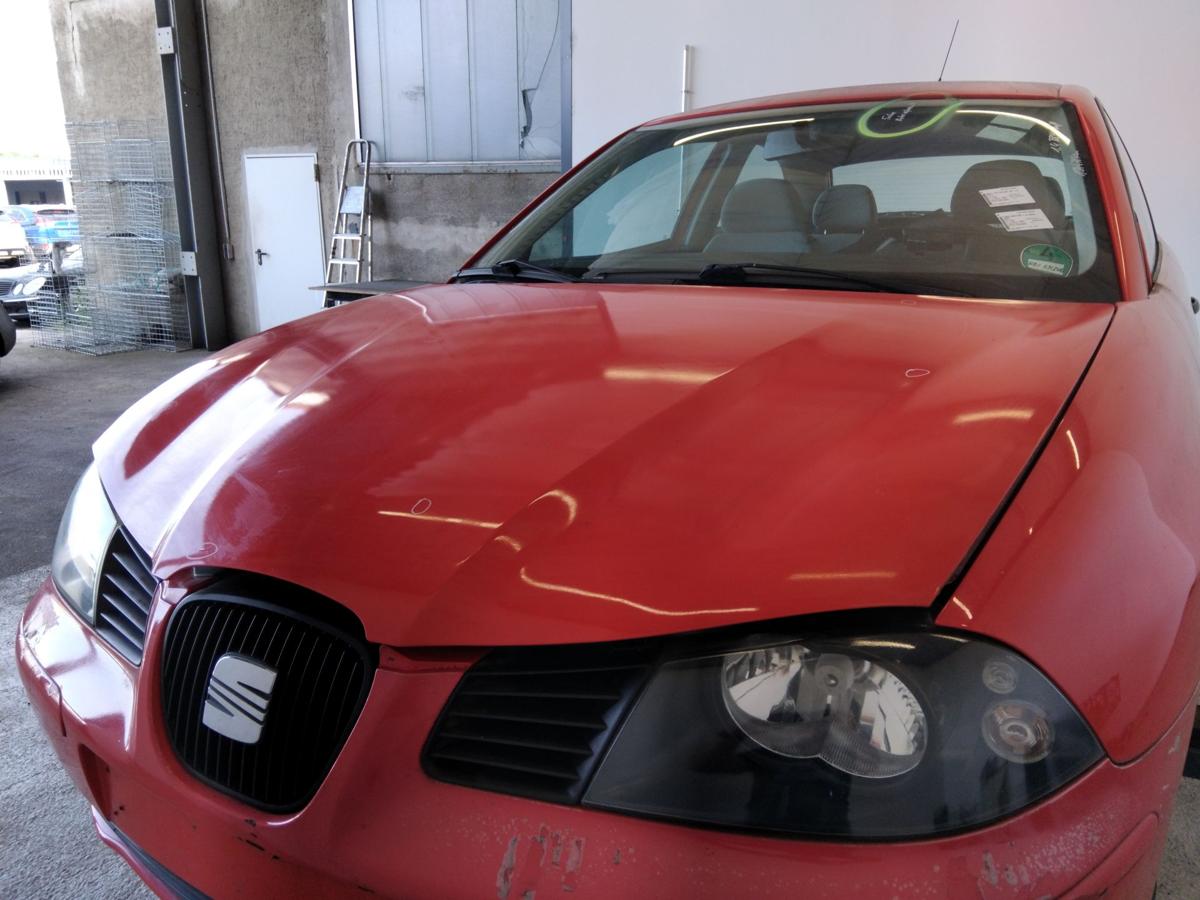 Seat Ibiza III 6L original Motorhaube Deckel vorrn flashrot LP3G BJ2002 Rost