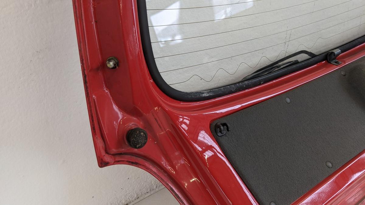 Opel Corsa B Heckklappe Klappe Deckel hinten Kofferraumklappe 3 Türer Rot