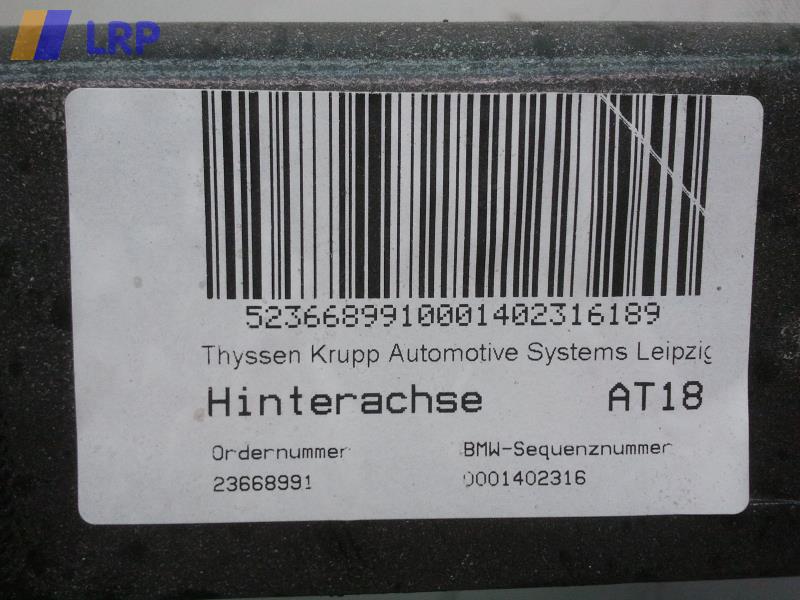 BMW 1er F20 F21 Bj2014 original Hinterachsträger Hinterachse