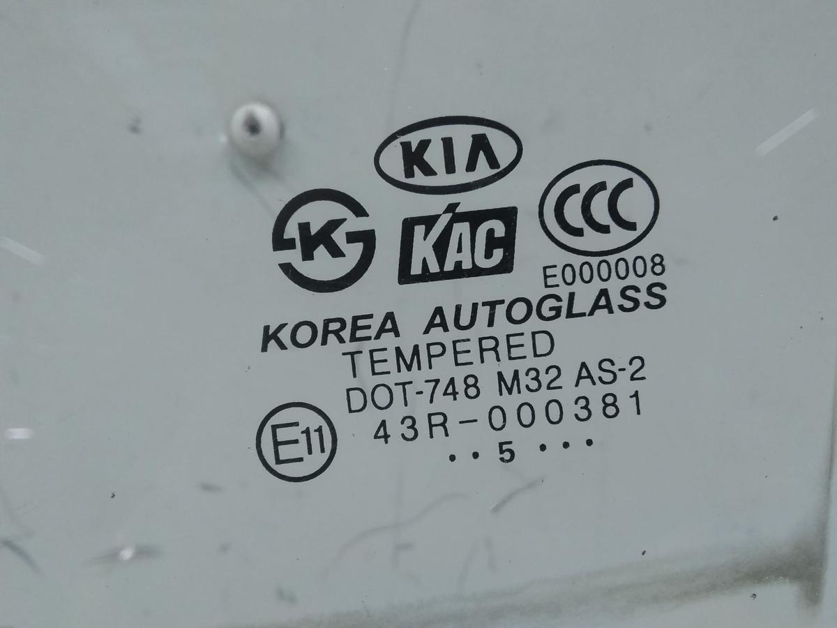 Kia Cerato original Türscheibe hinten links grüncolor 4-türig Stufenheck BJ2006