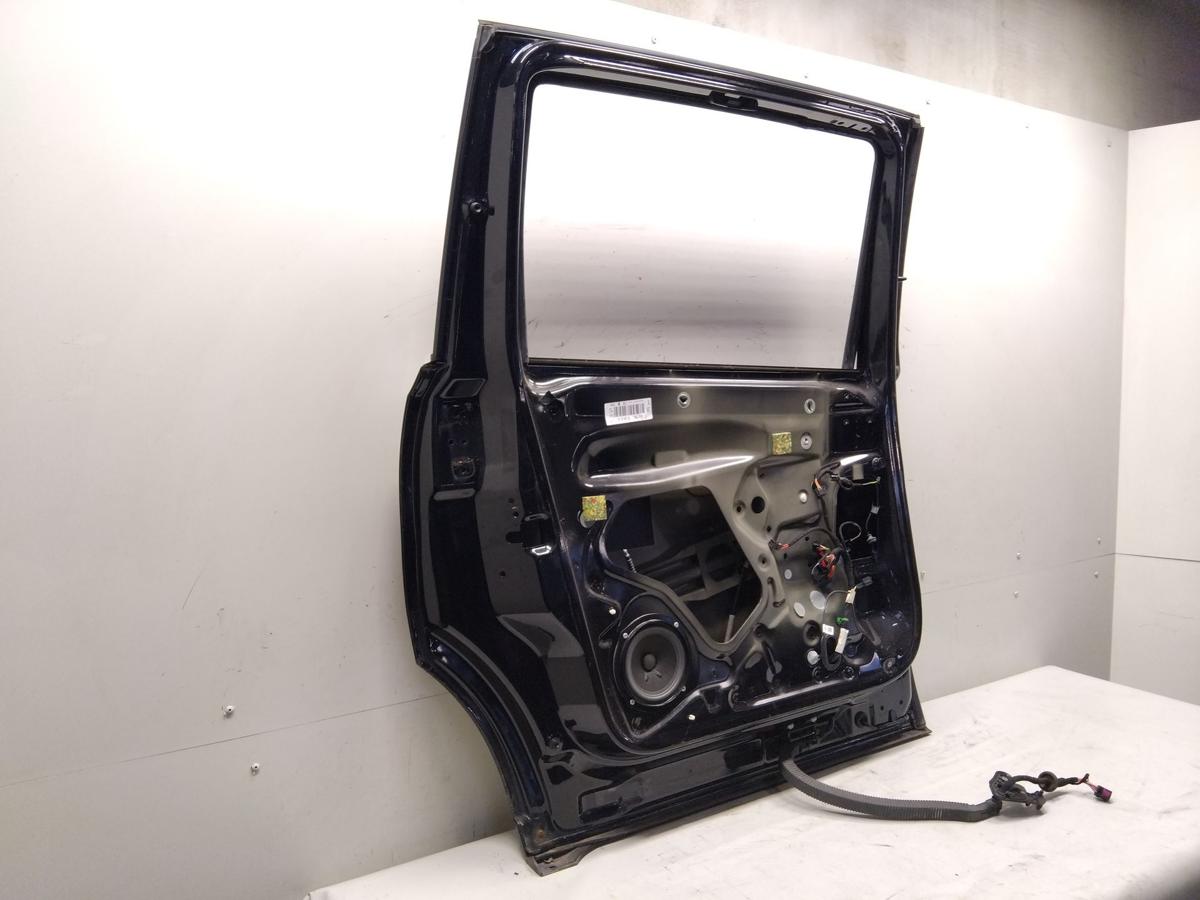 Seat Alhambra 7N T&uuml;r hinten links Schiebet&uuml;r links schwarzmetallic LC9X Bj.2015