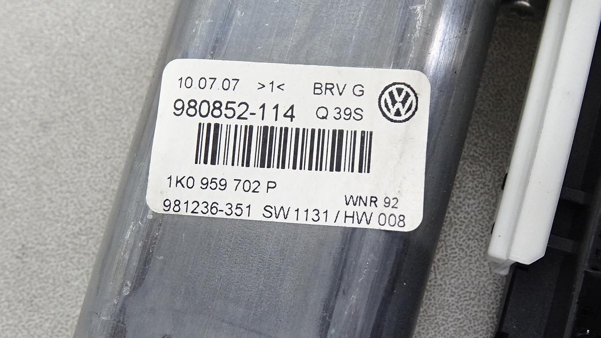 VW Passat 3C Bj2007 Fensterhebermotor vorn rechts 1K0959702P 1K0959792L