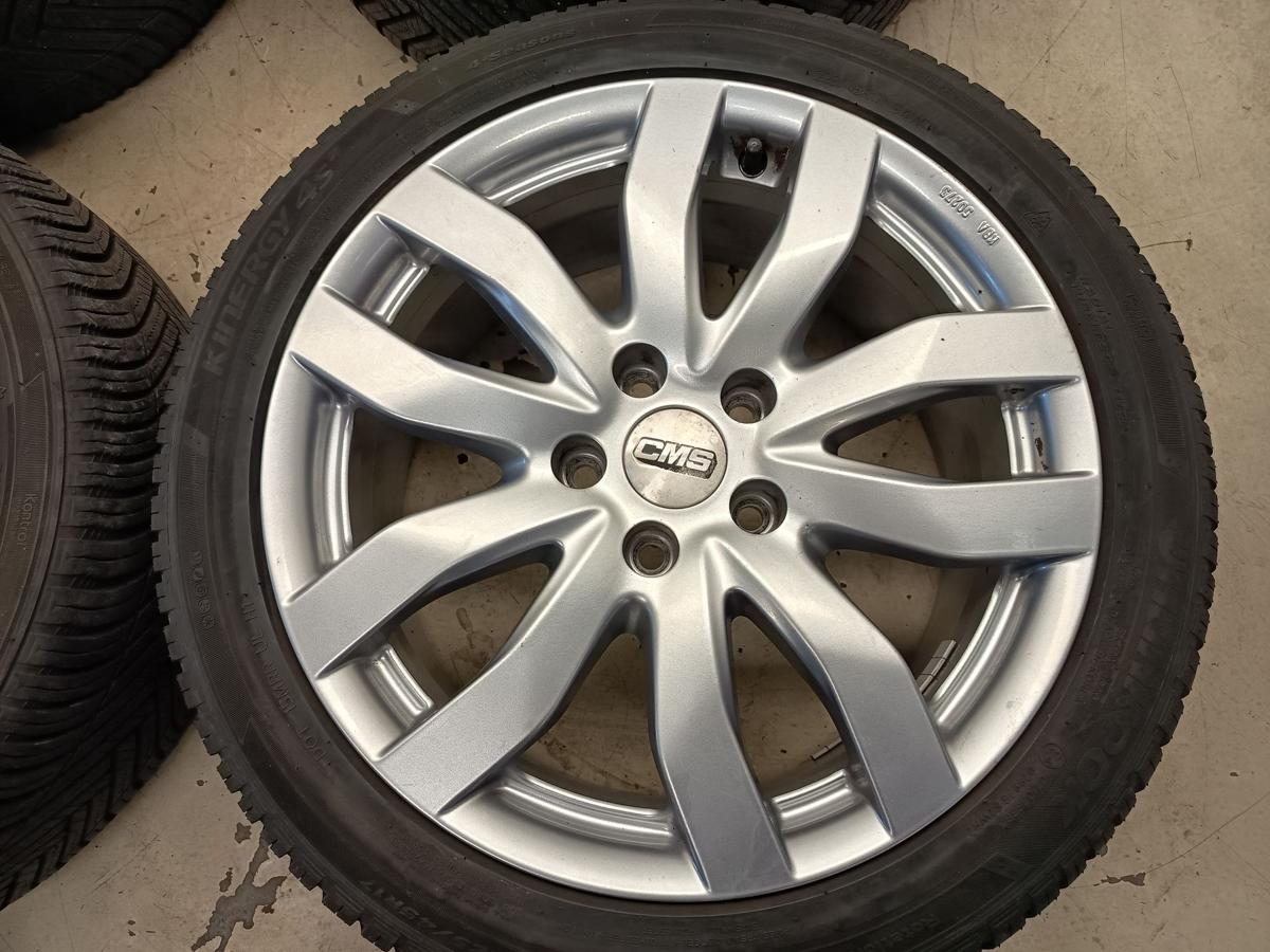 VW Golf VI Alufelgensatz CMS 7,5x17 ET47 mit Allwetterreifen DOT 2624