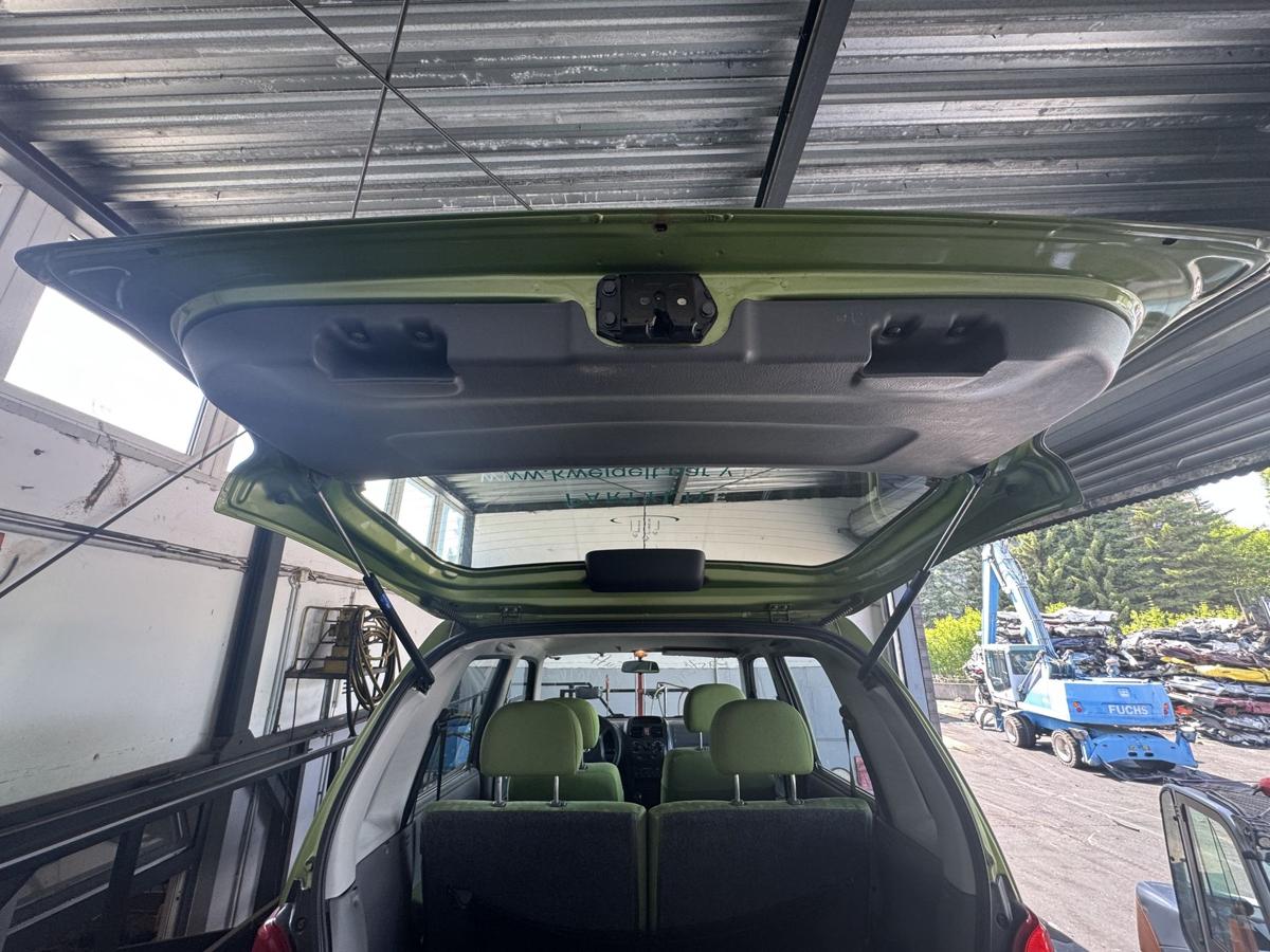 Opel Agila A original Heckklappe mit Heckscheibe Z384 Kiwigr&uuml;n Bj.2000