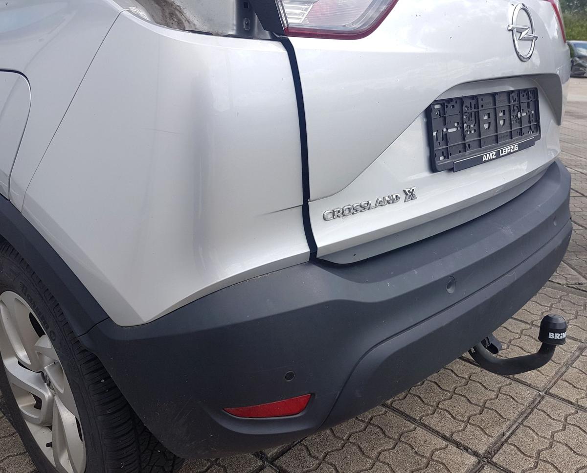 Opel Crossland X Sto&szlig;stange Sto&szlig;f&auml;nger hinten in schwarz Bj2018 Modell bis2020