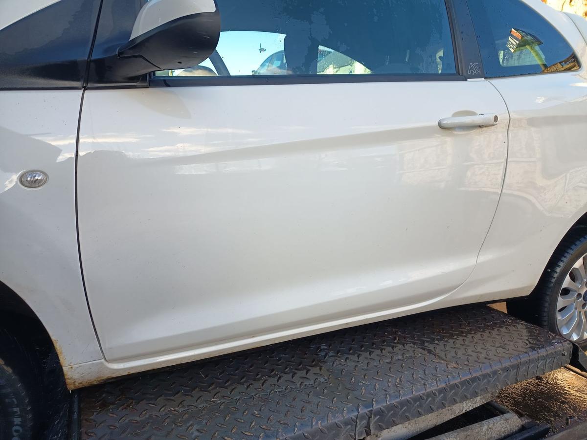 Ford KA RU8 orig T&uuml;r links Fahrert&uuml;r 3trg Crystal Wei&szlig; Bj 2009