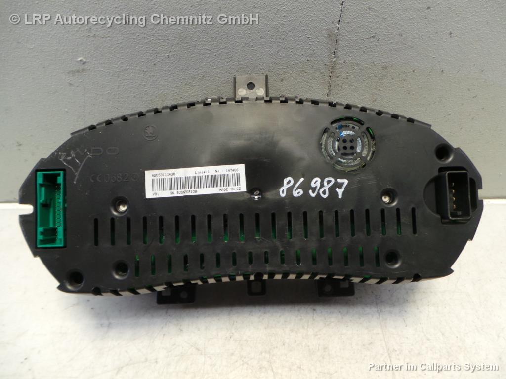 Skoda Fabia 2 II BJ 2008 Kombiinstrument Tacho 5J0920810B V2823466