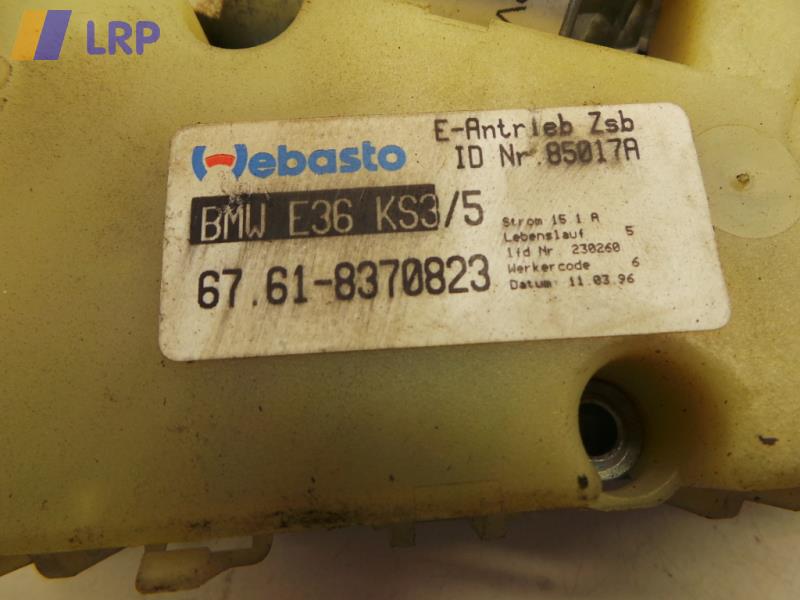 BMW E36 BJ1996 Motor Schiebedach 67618370823 404323 ITT WEBASTO