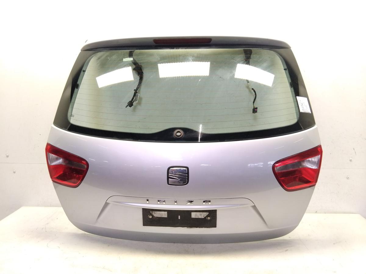 Seat Ibiza ST Kombi 6J Heckklappe LX7W Eissilber mit Heckscheibe BJ2012