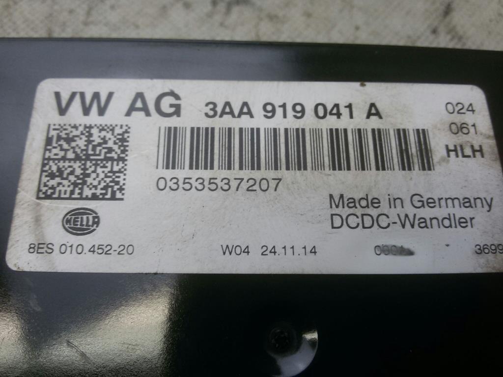 VW Tiguan 5N2 original Steuergerät Spannung 3AA919041A 8ES01045220 HELLA BJ2014