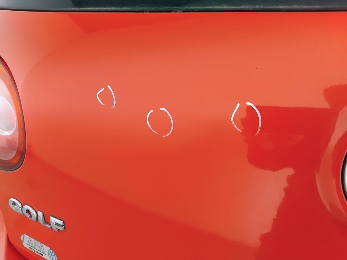 VW Golf 5 1K Heckklappe tornadorot LY3D Heckscheibe Flie&szlig;heck BJ2004