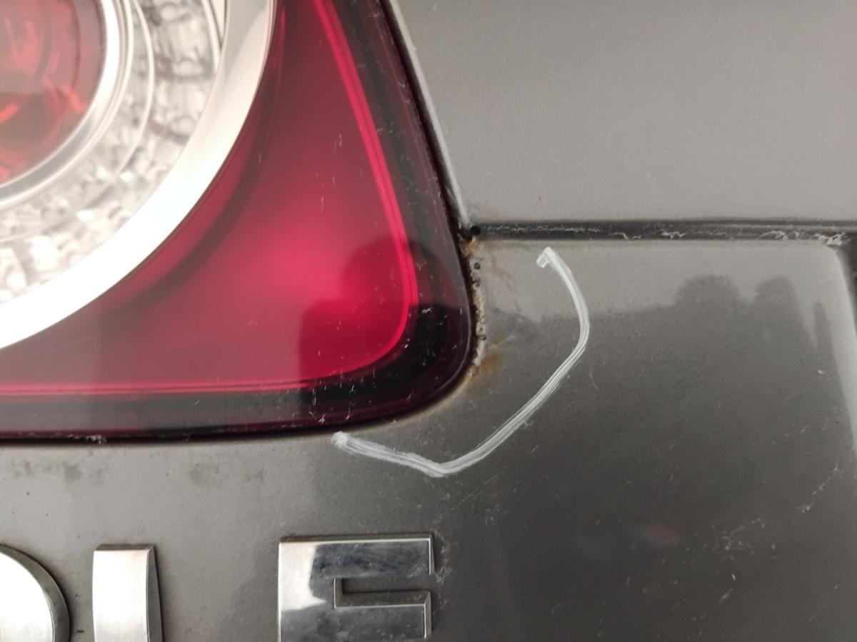 VW Golf Plus 5M Heckklappe LA7T unitedgrey mit Heckscheibe BJ2006