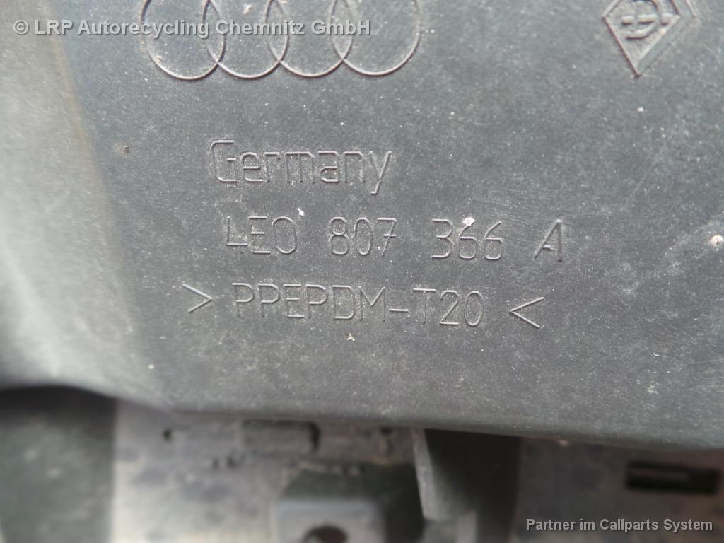 Audi A8 4E BJ 2002 Stoßstange hinten Stoßfänger Schwarz