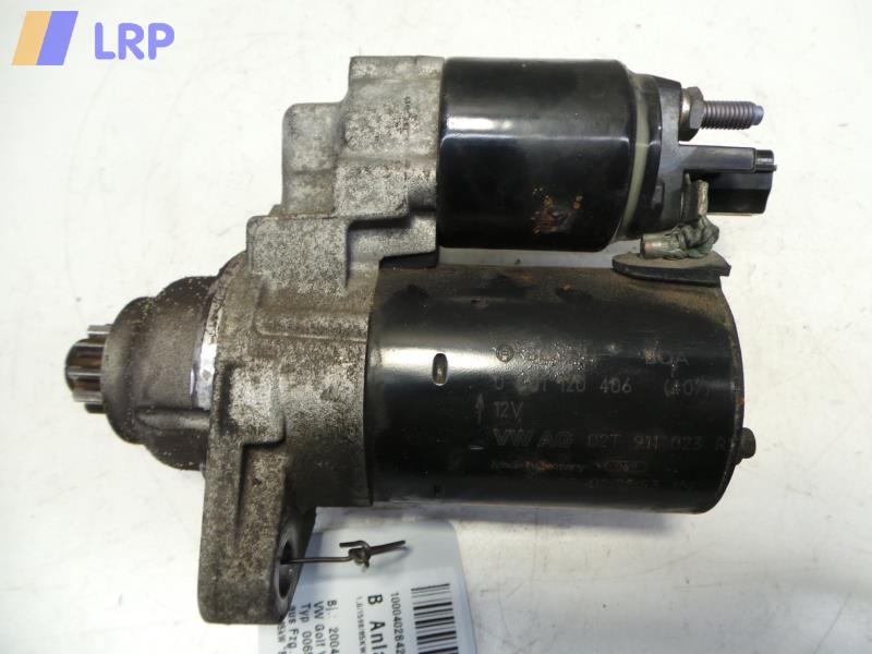 VW Golf 5 BJ 2004 Anlasser 02T911023R 0001120406 Starter BOSCH 1.6 BLP