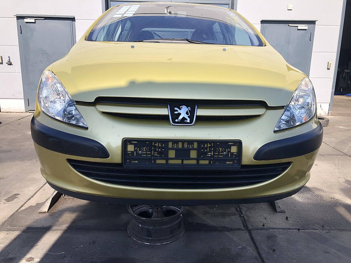 Peugeot 307 5trg orig Stossfänger Stoßstange vorn KAW Persepolisgelb met Bj 02