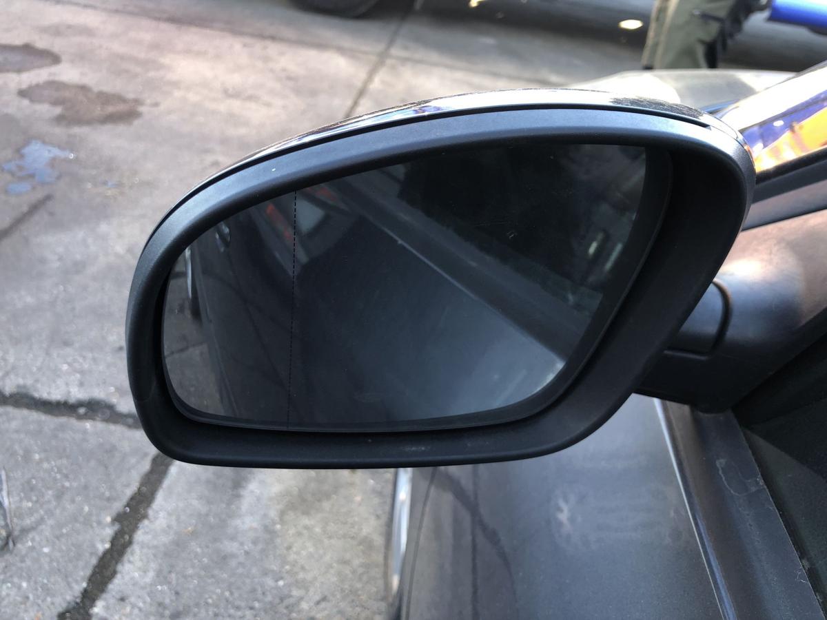 Skoda Fabia 5J Aussenspiegel links R&uuml;ckspiegel elektrisch LF8J Antracit Grey