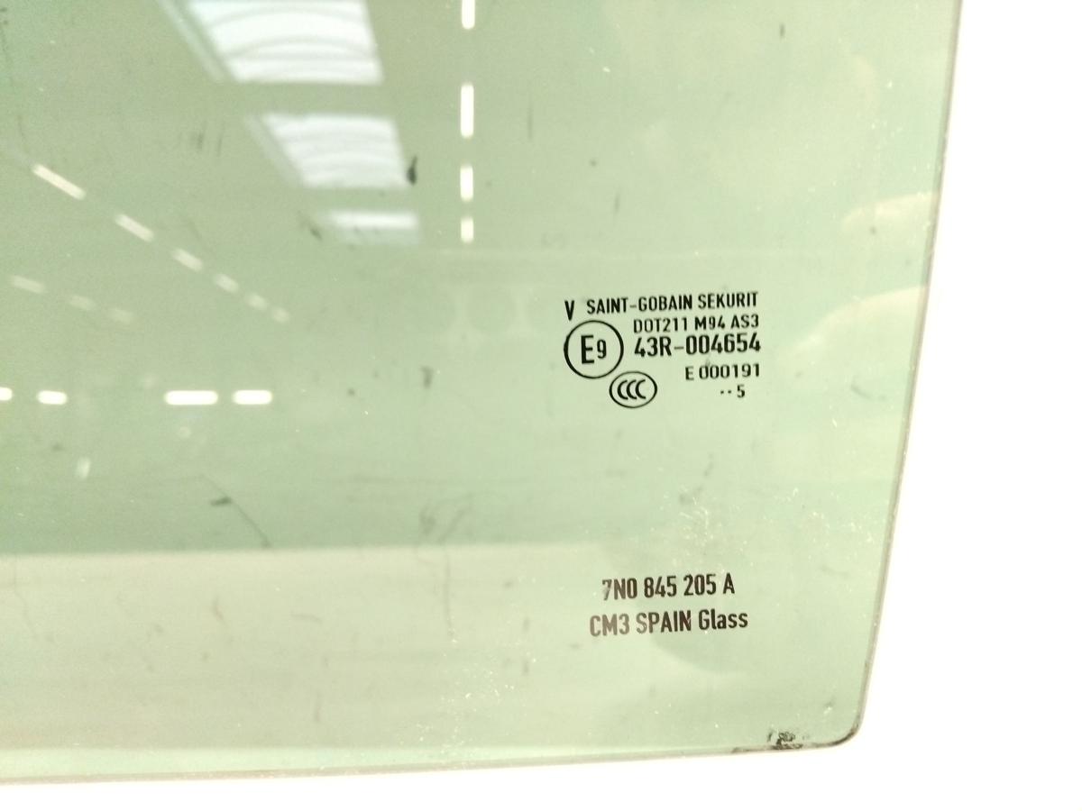 Seat Alhambra 7N T&uuml;rscheibe hinten links original abgedunkelt gr&uuml;n Bj.2015