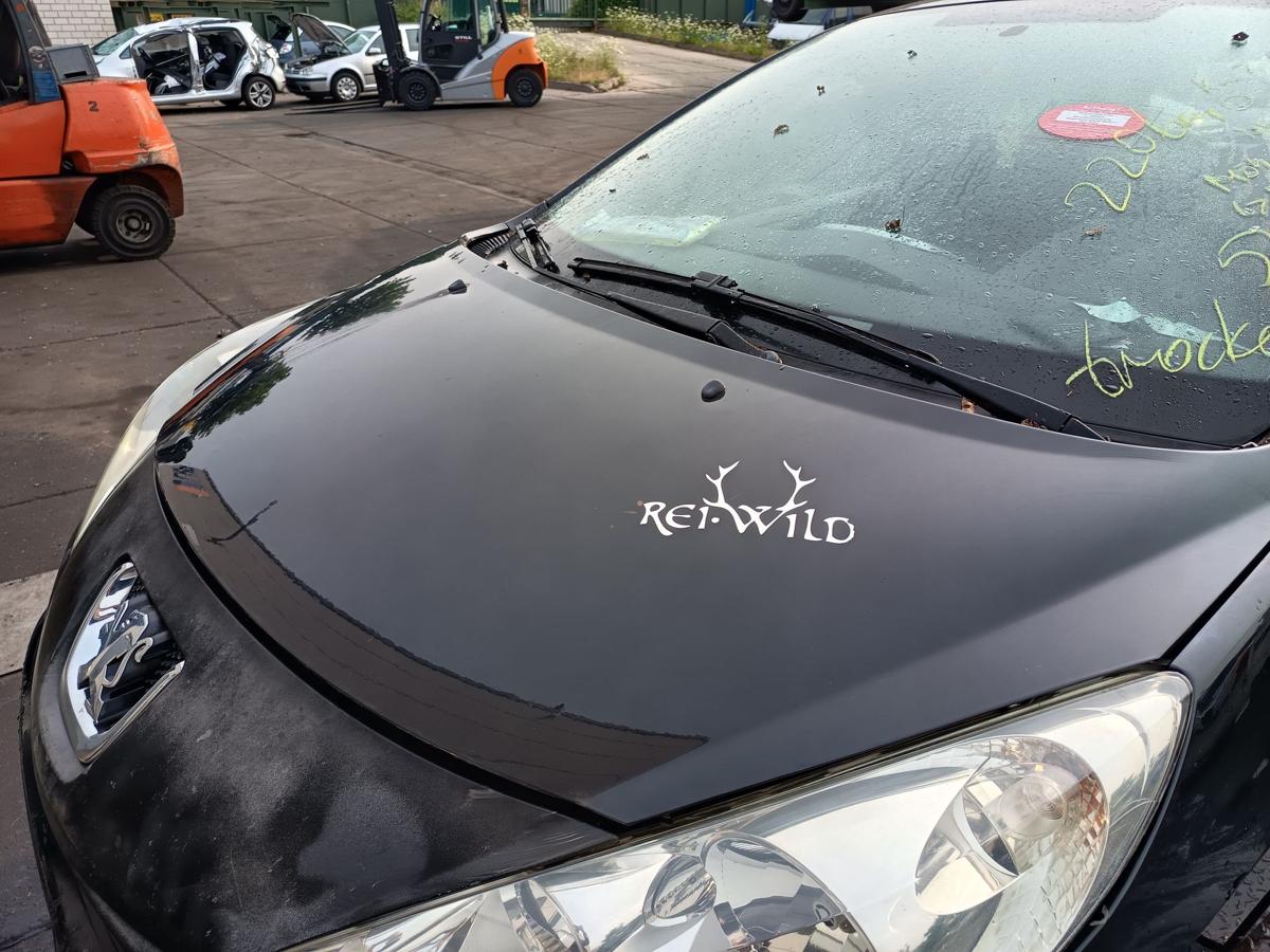 Peugeot 207 orig Motorhaube Klappe/Deckel vorn/Front EXL Obsidianschwarz Bj 2007