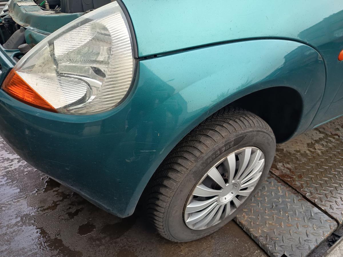 Ford KA RBT original Sto&szlig;stange Sto&szlig;stangenecke vorne links Karibik Gr&uuml;n Bj 1999