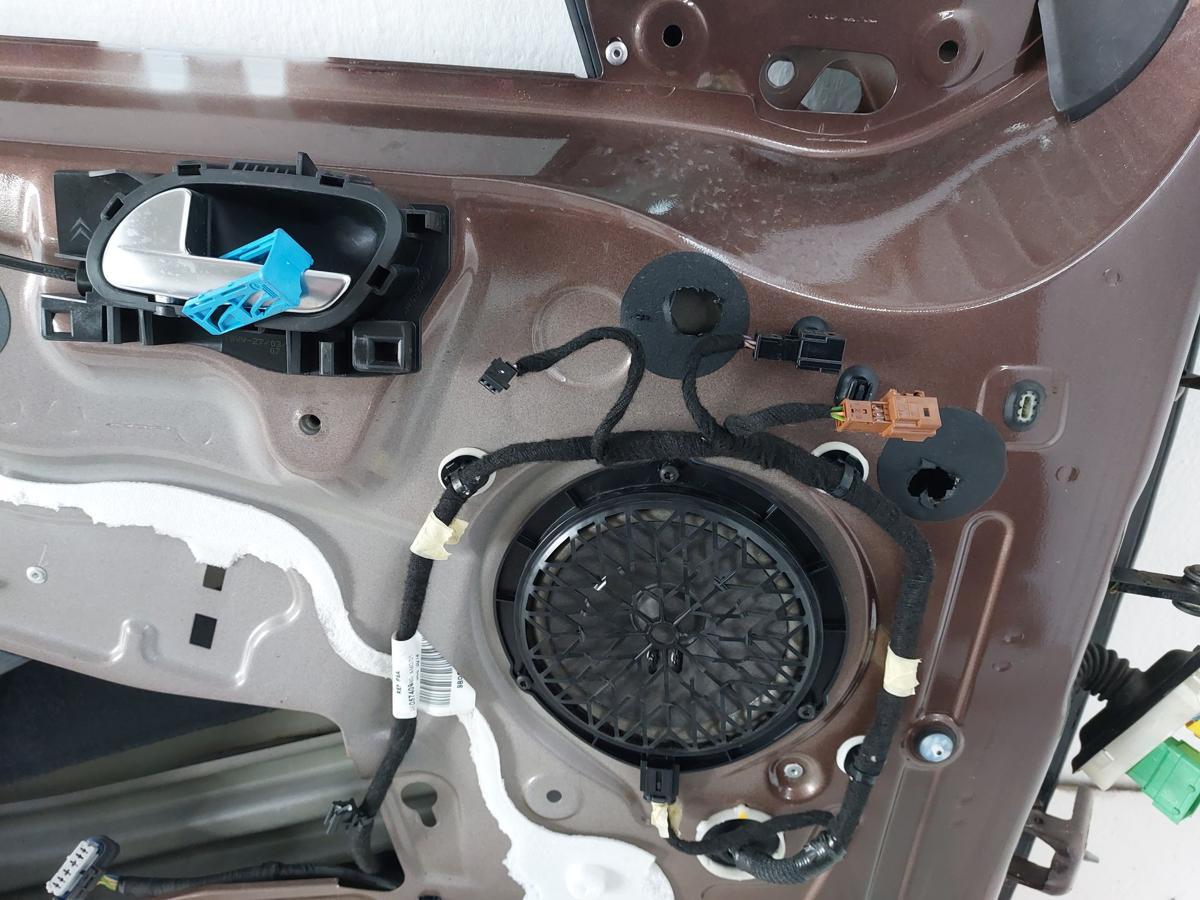 Peugeot 2008 I CU T&uuml;r vorn links Fahrert&uuml;r im Rohbau ETV Braun Makaha Schaden