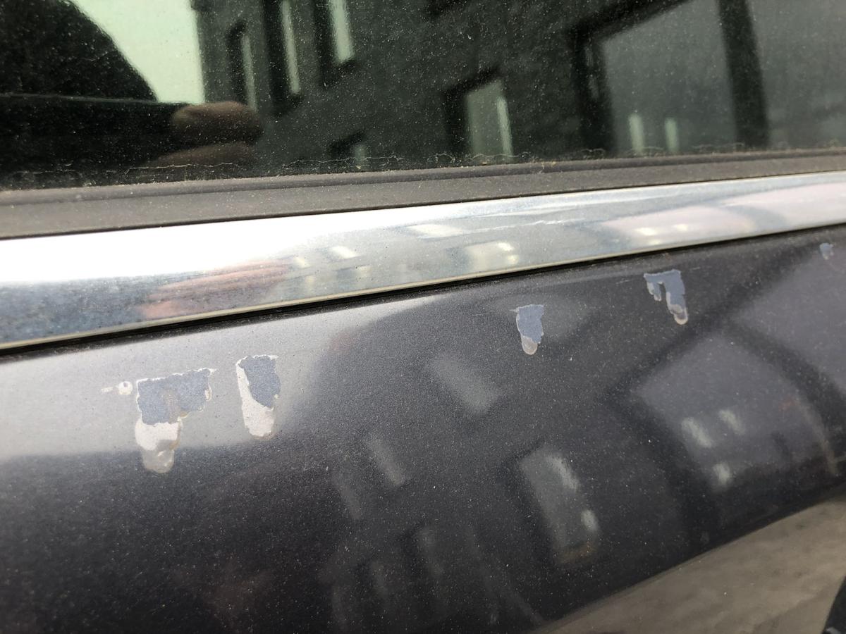 Opel Vectra C T&uuml;r hinten links Fondt&uuml;r Rohbau 4XU Metroblau 2003 bis 2009