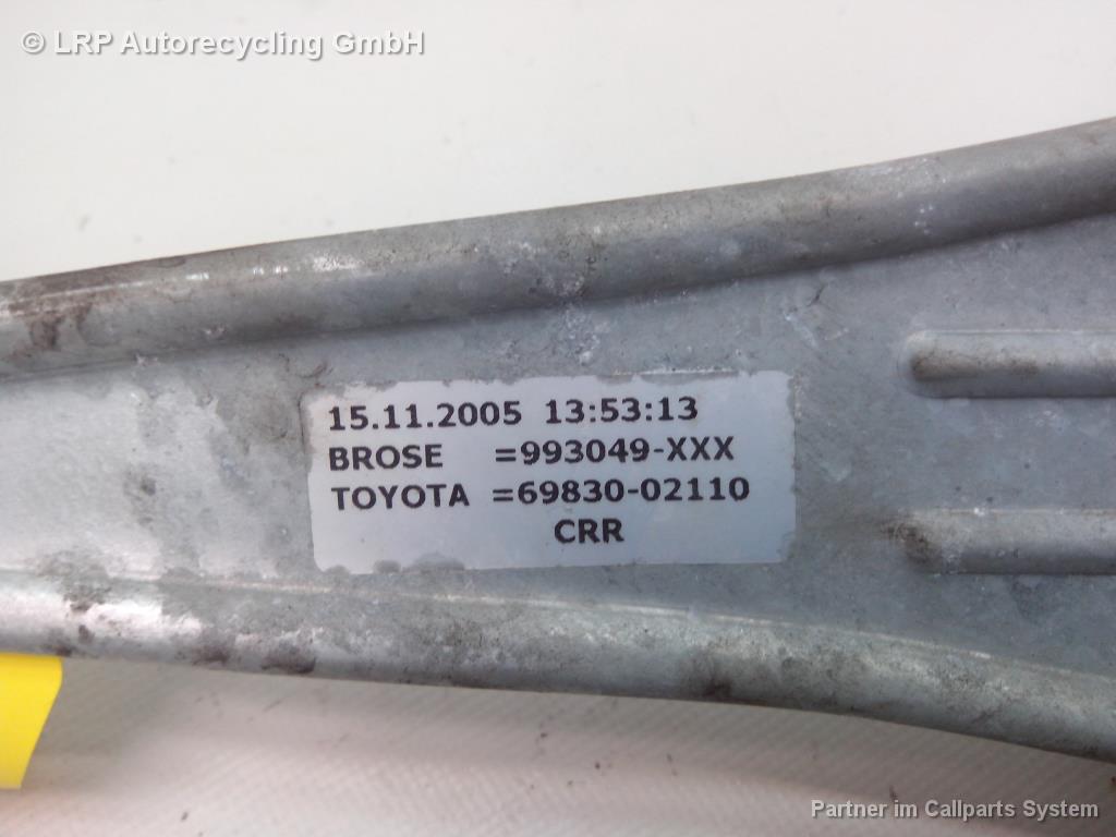 Toyota Corolla E12 BJ2004 manueller Fensterheber Tür hinten rechts 6983002110