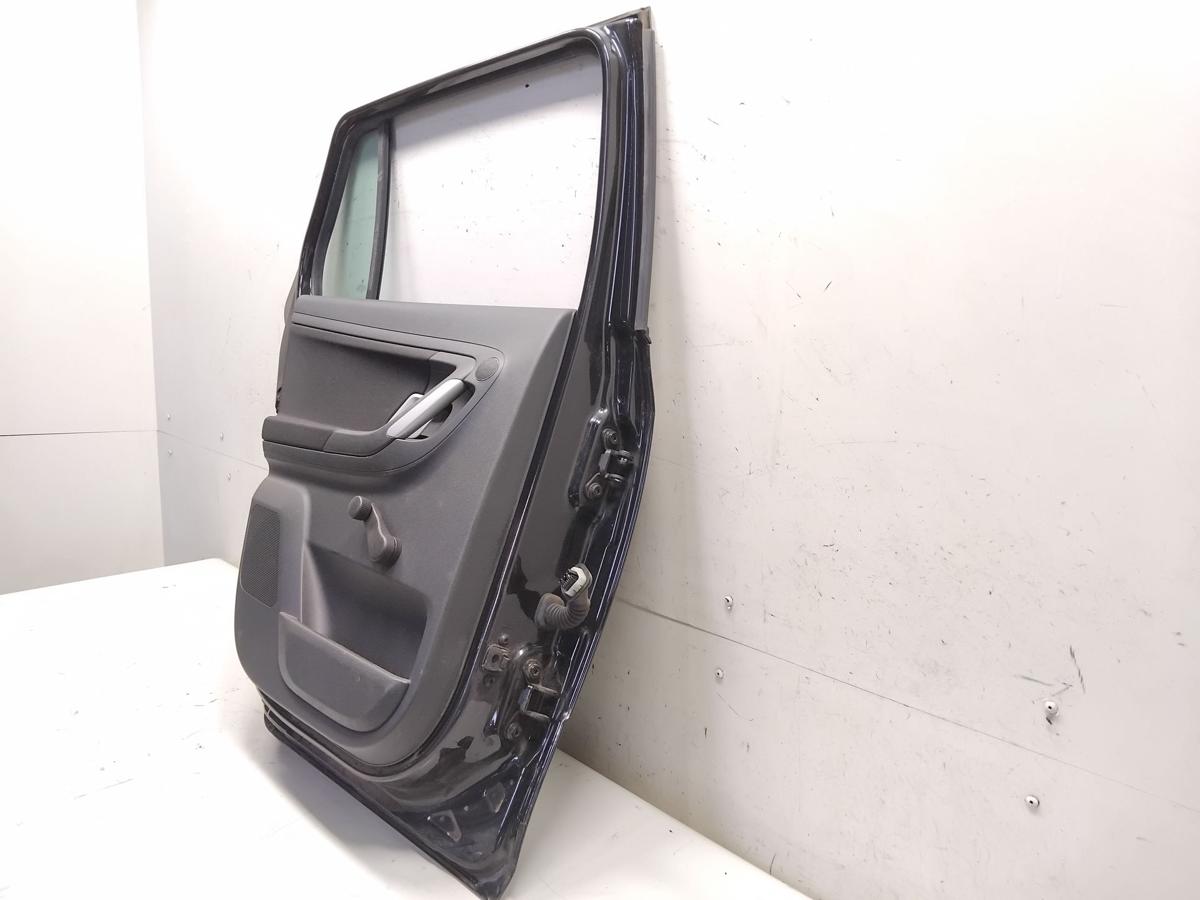 Skoda Fabia 2 Kombi 5J T&uuml;r hinten links schwarzmetallic 9910 LF9R Bj.2008