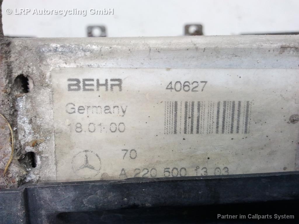 Mercedes Benz C215 Zusatzwasserkühler mit Elektrolüfter original