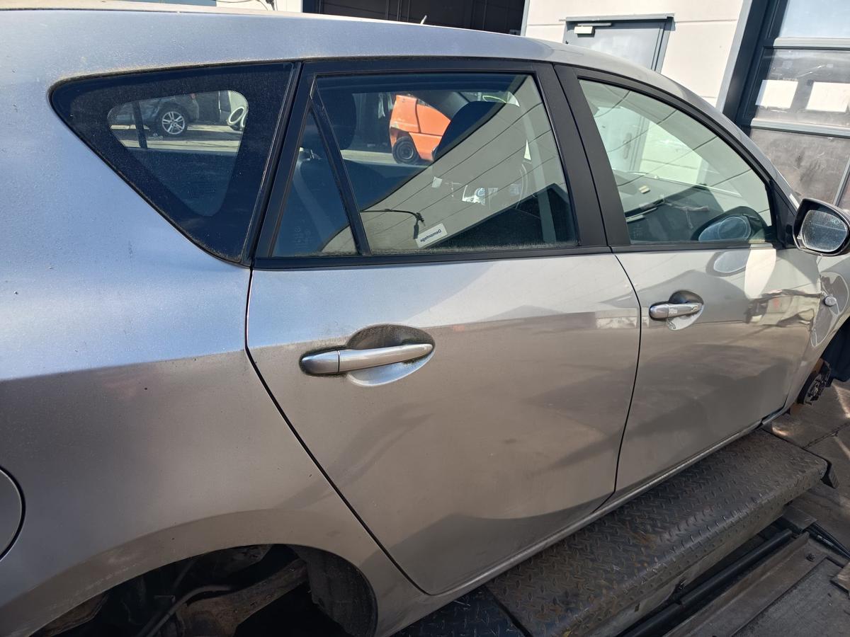 Mazda 3 BL original T&uuml;r hinten rechts 22V Satinsilber Baujahr 2010