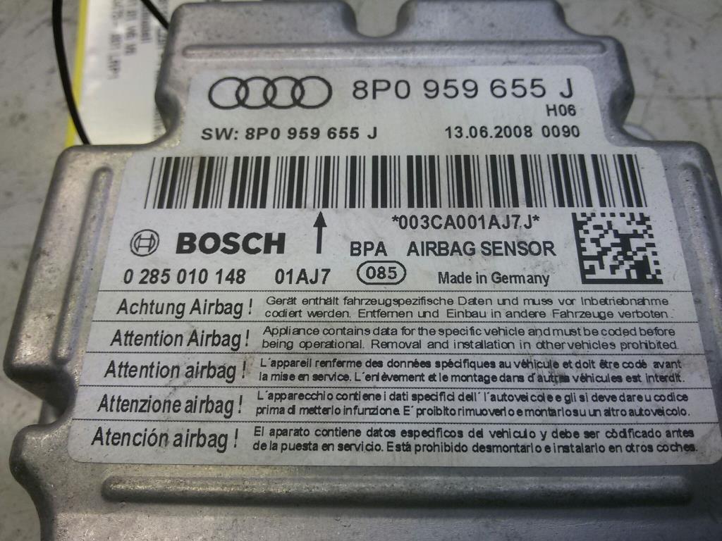 Audi A3 8P Bj.2008 original Steuergerät Airbag 0285010148 unfallfrei