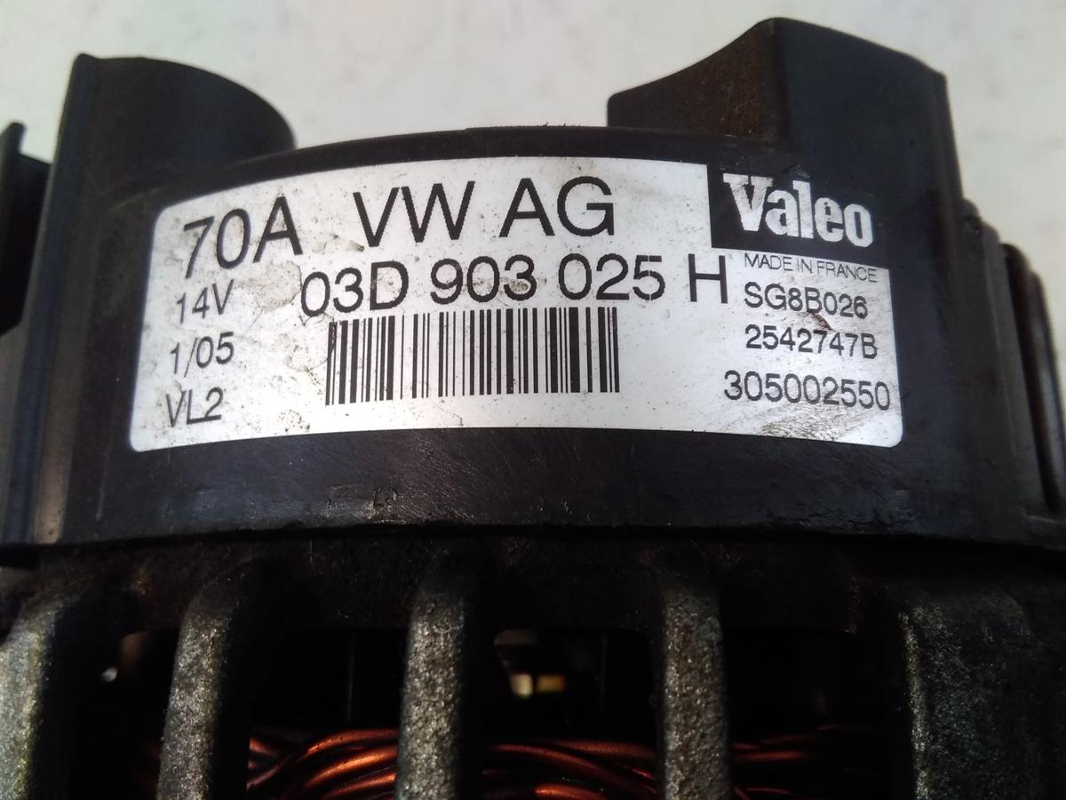 Skoda Fabia 1 6Y original Lichtmaschine Generator 70A 1.2 40kw Bj.2005
