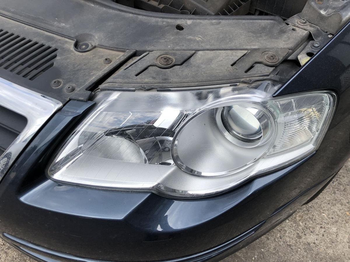 VW Passat 3C B6 Scheinwerfer vorn links Frontscheinwerfer Halogen Valeo OEM